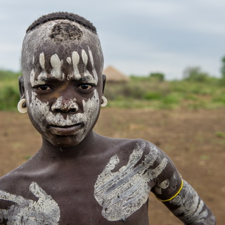 Mago - Painted Mursi boy